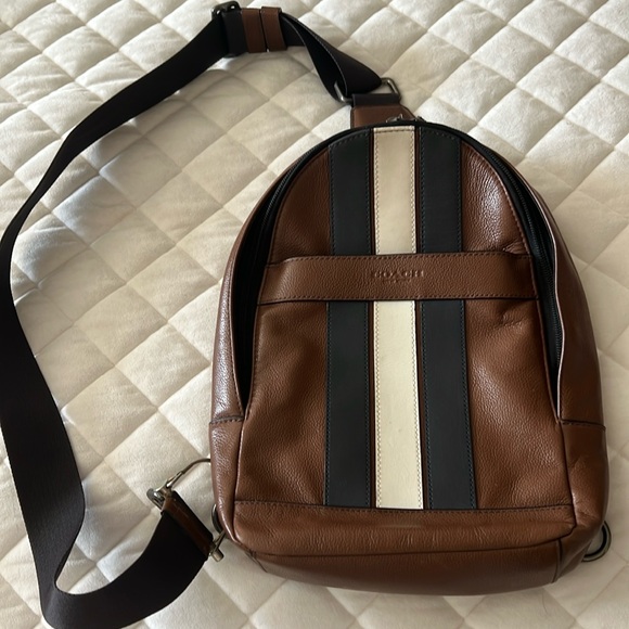 Coach Leather Sling crossbody bag - Picture 1 of 12